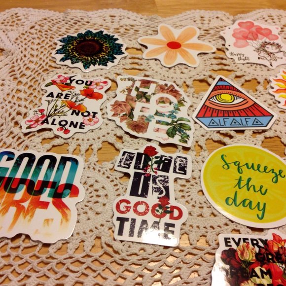 Boho, Hippie 20 new stickers for computer, scrapbooking, water bottle, crafts - Picture 2 of 4